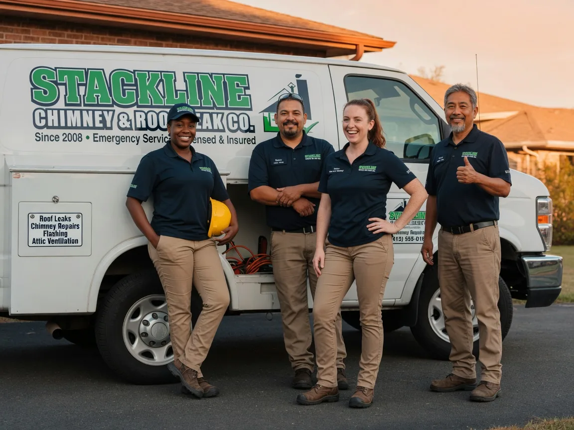 Chimney flashing repair company in Stanchfield, MN